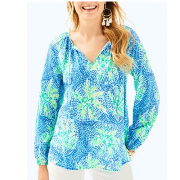 Lilly Pulitzer Willa Top - Picture 2 of 6